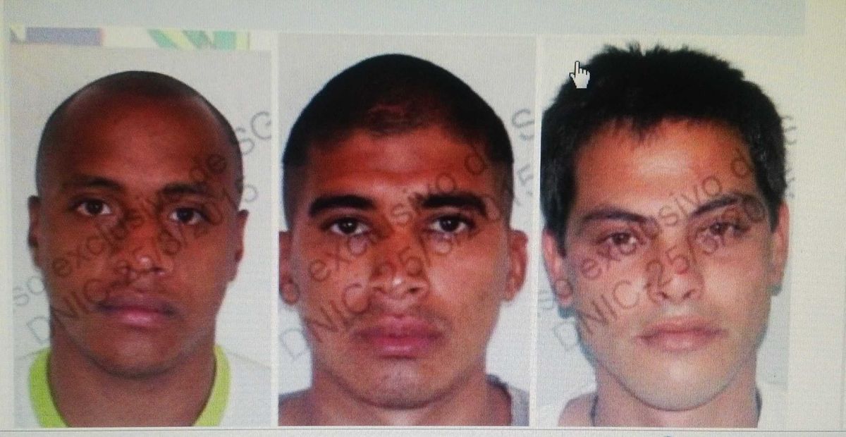 Negro Paolo, el Yorka y el Vitito.