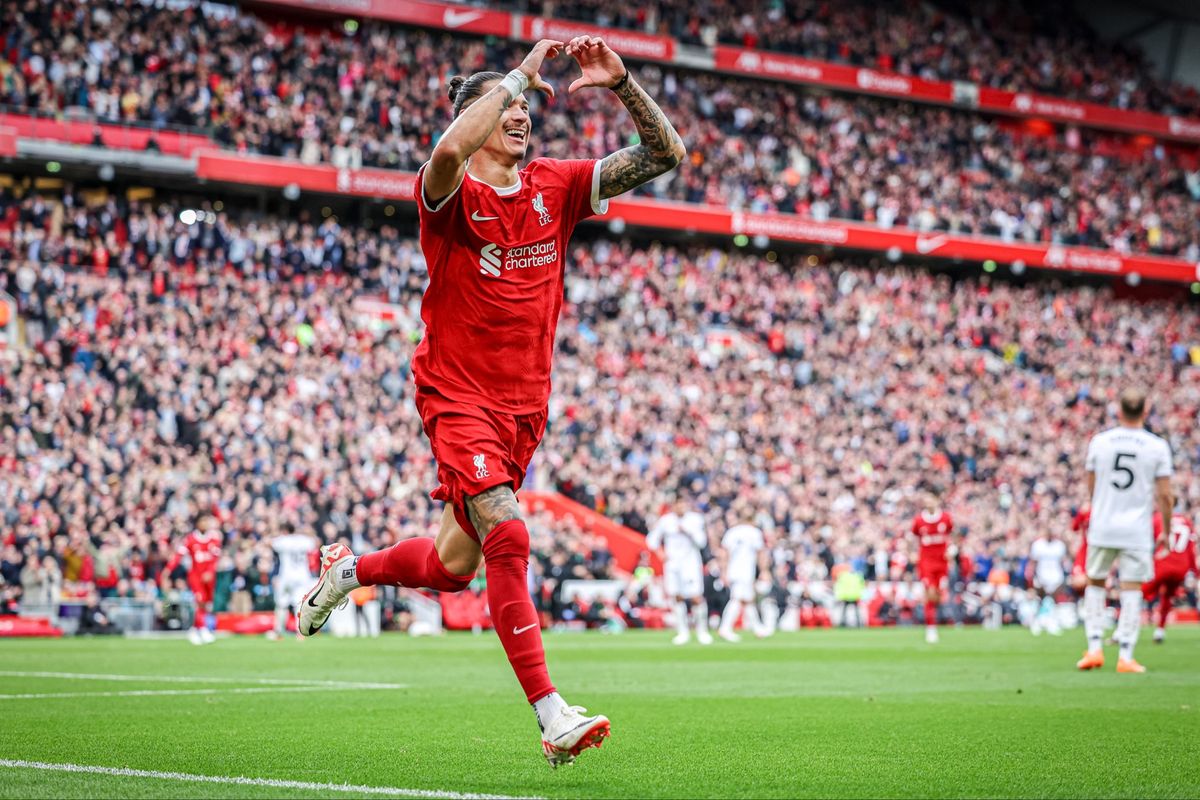 Nuevo gol de Darwin Núñéz para Liverpool.