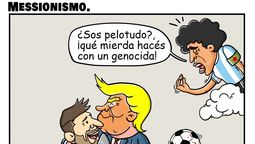 altText(Lionel Messi en el ojo de la tormenta: su visita a Donald Trump puso a muchos argentinos en su contra)}