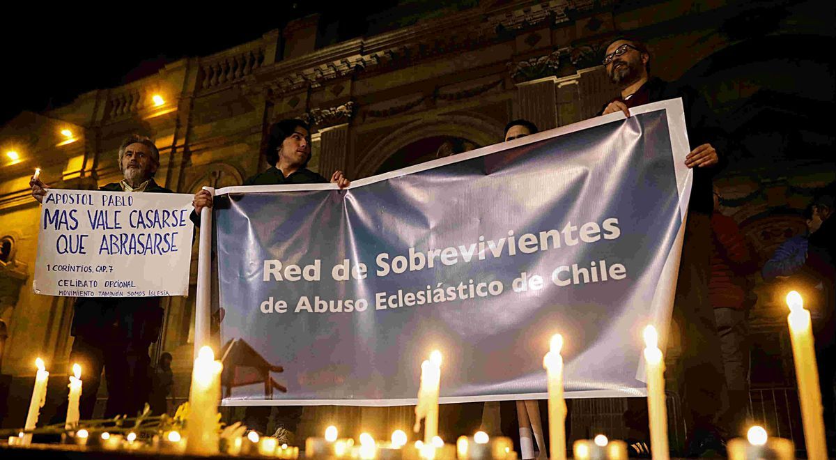 Red de Sobrevivientes de abusos eclesiásticos en  Chile.