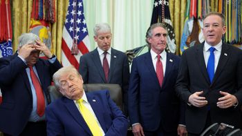 Trump se quedó dormido durante un anuncio oficial