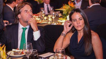 Lacalle Pou y Corina Bove