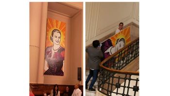 Villarruel no quería el cuadro en el Senado