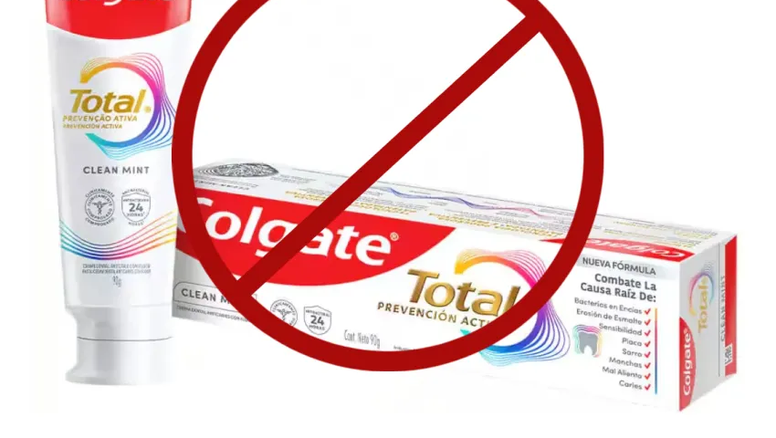 El MSP suspendió distribución y comercialización de pasta de dientes Colgate Total Clean Mint