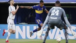 altText(Libertadores: Boca y Santos empataron 0-0 en la semifinal de ida)}
