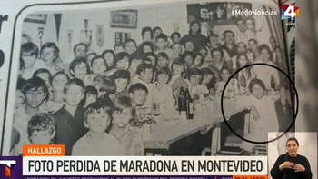 Maradona en Cerrito de la Victoria, hace 49 años.