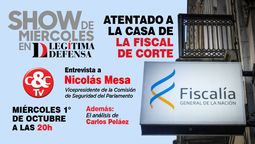 altText(Show de Miércoles en Legítima Defensa - Miércoles 01 de Octubre 2025)}