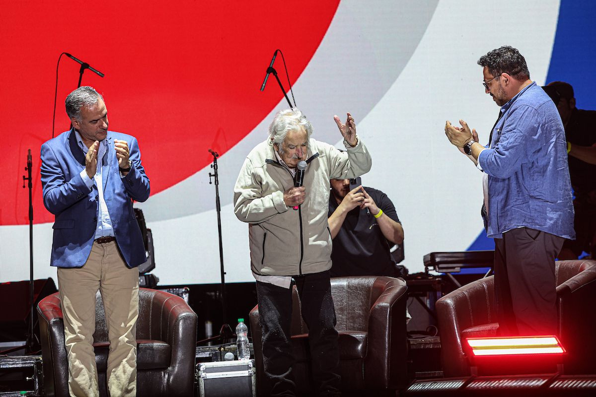 José Mujica en el cierre de campaña del MPP.