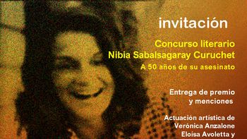 Este sábado 9 de noviembre se realizará la entrega de premios del último concurso literario Nibia Sabalsagaray Curuchet.