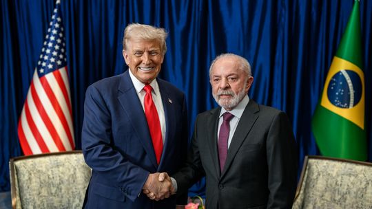 Donald Trump y Lula da Silva.