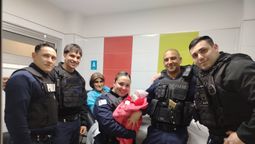 altText(Policías de Zona IV asistieron un parto de urgencia de madrugada y en la vía pública)}