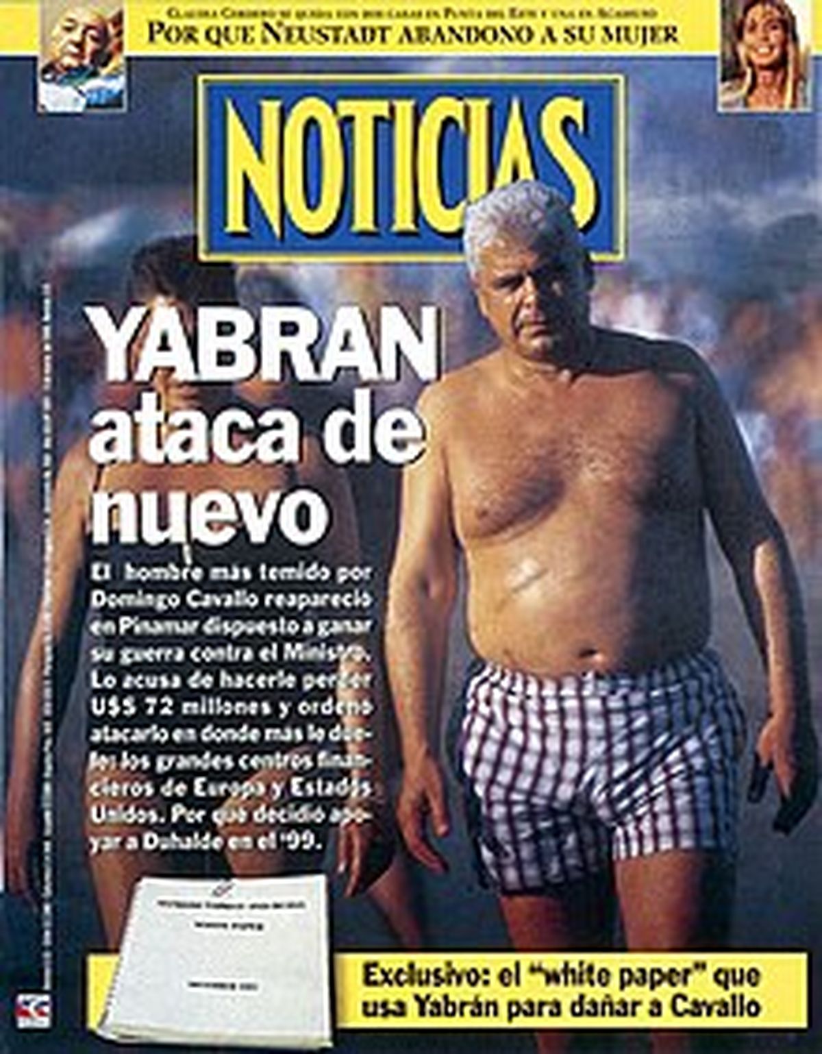 Tapa de Noticias con Alfredo Yabr&aacute;n.