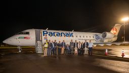 altText(Paranair inauguró la conexión aérea entre Montevideo y Rivera)}