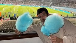 altText(Sebastián Yatra vio el triunfo de Uruguay en el Centenario )}