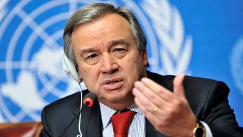 Secretario general de la ONU, António Guterres.