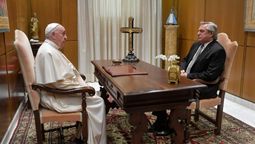 altText(Alberto Fernández se reunió con el Papa Francisco)}