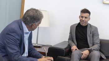 Orsi se reunió con el peleador Gastón Tonga Reyno