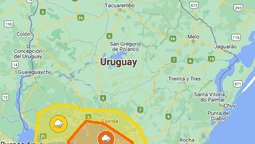 altText(Llegó el cambio: Inumet sumó alerta naranja por tormentas)}
