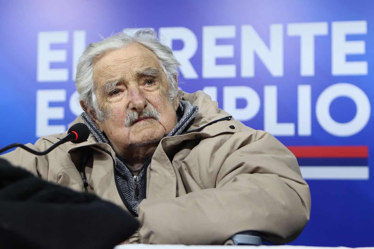 Mujica en la Huella de Seregni en agosto de este año.