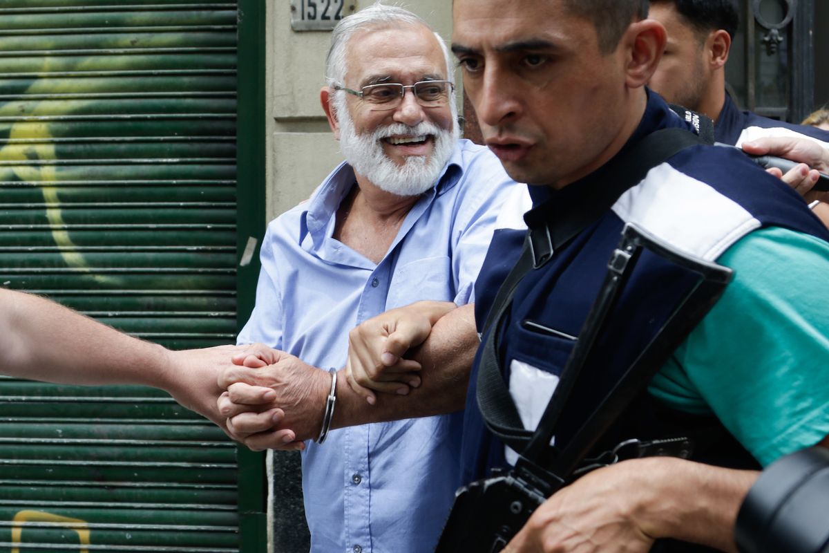 Miguel Sofía cuando fue detenido en enero de 2019.