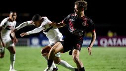 altText(Rentistas cayó frente al San Pablo en Brasil)}