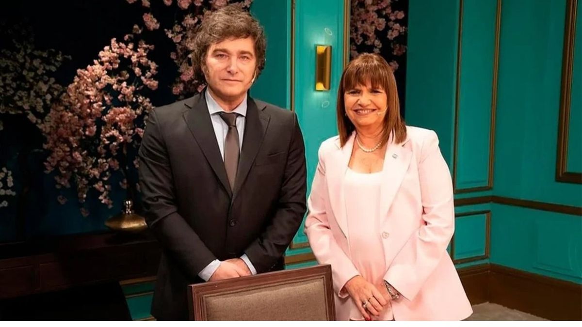 Javier Milei y Patricia Bullrich.