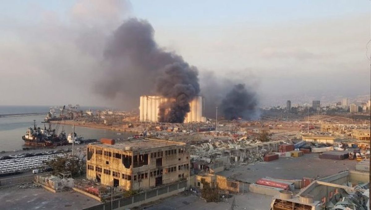 Potente explosión en puerto de Beirut afectó a la mitad de la ciudad