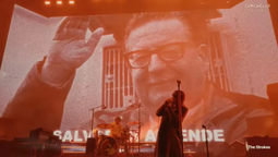 Concierto de The Strokes en Coachella estuvo cargado de mensajes políticos.