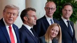 Trump, Meloni y otros líderes europeos se reunieron en la Casa Blanca.
