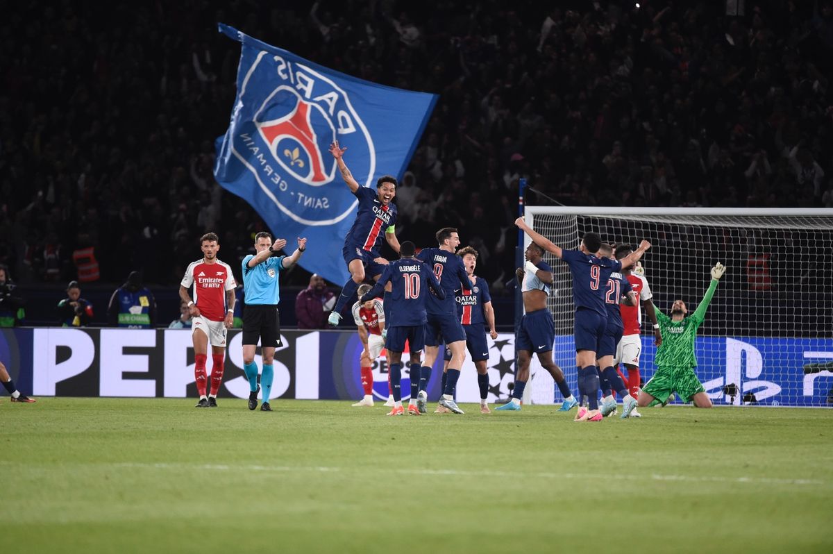PSG finalista de la Champions League al derrotar al Arsenal.