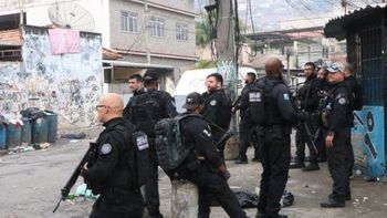 Cinco policías militares de Brasil fueron detenidos por operativo en Río.&nbsp;