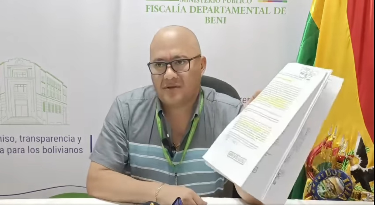 Exfiscal de Beni, Gerardo Balderas.