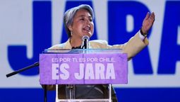 Jara, candidata de la izquierda.