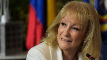 La vicepresidenta Carolina Cosse.