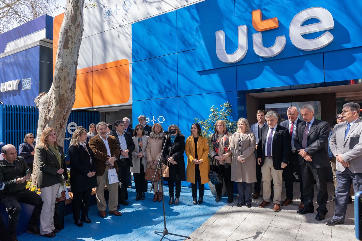 Stand institucional de UTE en Expo Prado 2023.