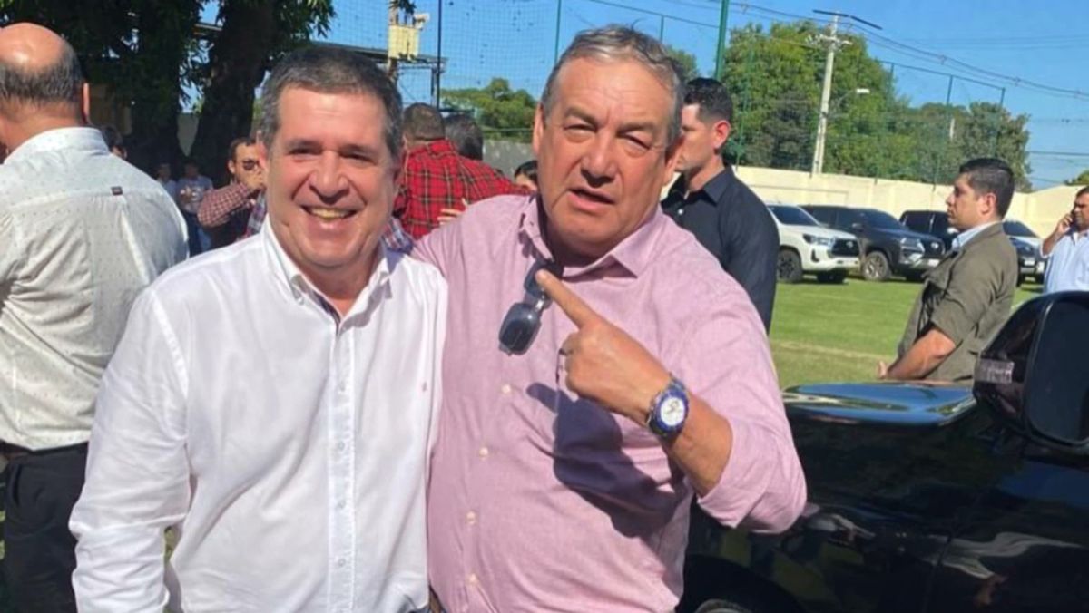 Horacio Cartes y Lalo Gomes.