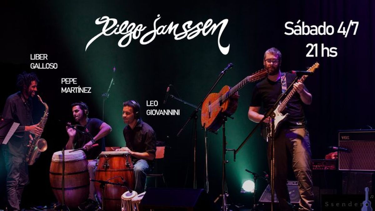 Diego Janssen y banda se presenta en vivo por streaming