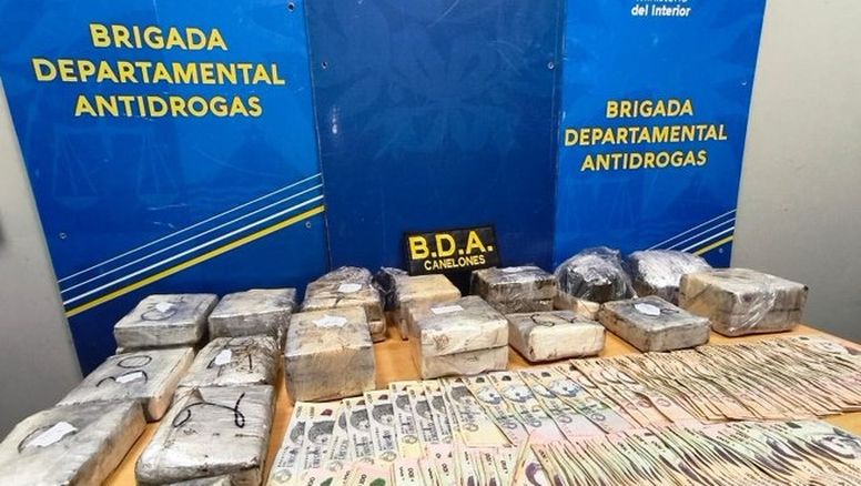 Policía de Canelones incautó más de 15 kilos de cocaína en El Pinar