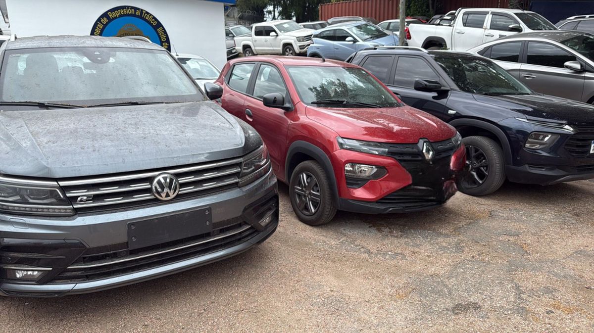 Autos incautados en el Operativo Nueva Era II.
