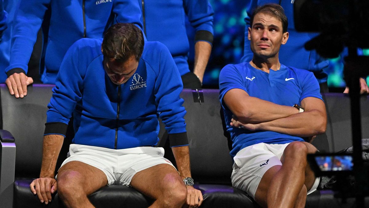 Roger Federer y Rafael Nadal lloraron jjuntos.