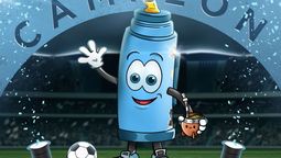 altText(Botija, el termo celeste, será la mascota de la selección)}