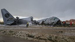 El Hércules quedó completamente destruido.