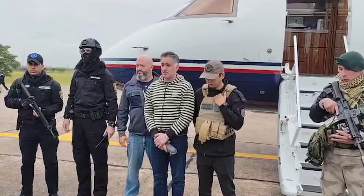 Federico Santoro, mano derecha de Marset, fue extraditado de Paraguay a EEUU.
