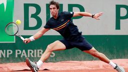 altText(Pablo Cuevas pasó a tercera ronda de Roland Garros y juega frente a Thiem)}