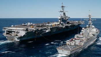 EEUU anunció un importante despliegue naval en las costas de Sudamérica.