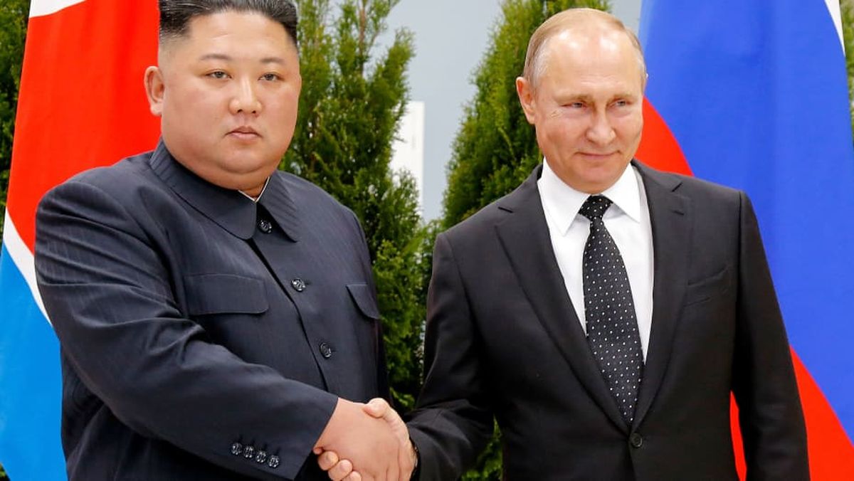 Kim Jong-un y Putin 