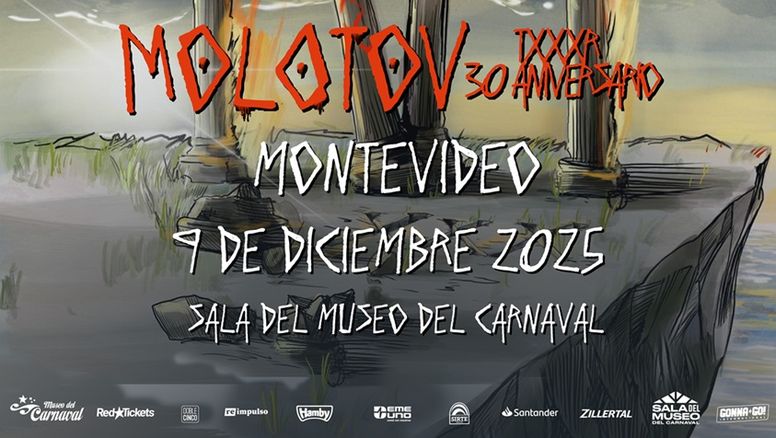 El próximo 09 de diciembre, Molotov se presentará en la Sala del Museo del Carnaval
