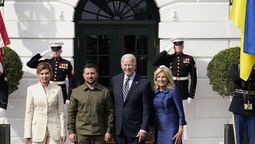 Biden se reunió con Zelenski en la Casa Blanca.