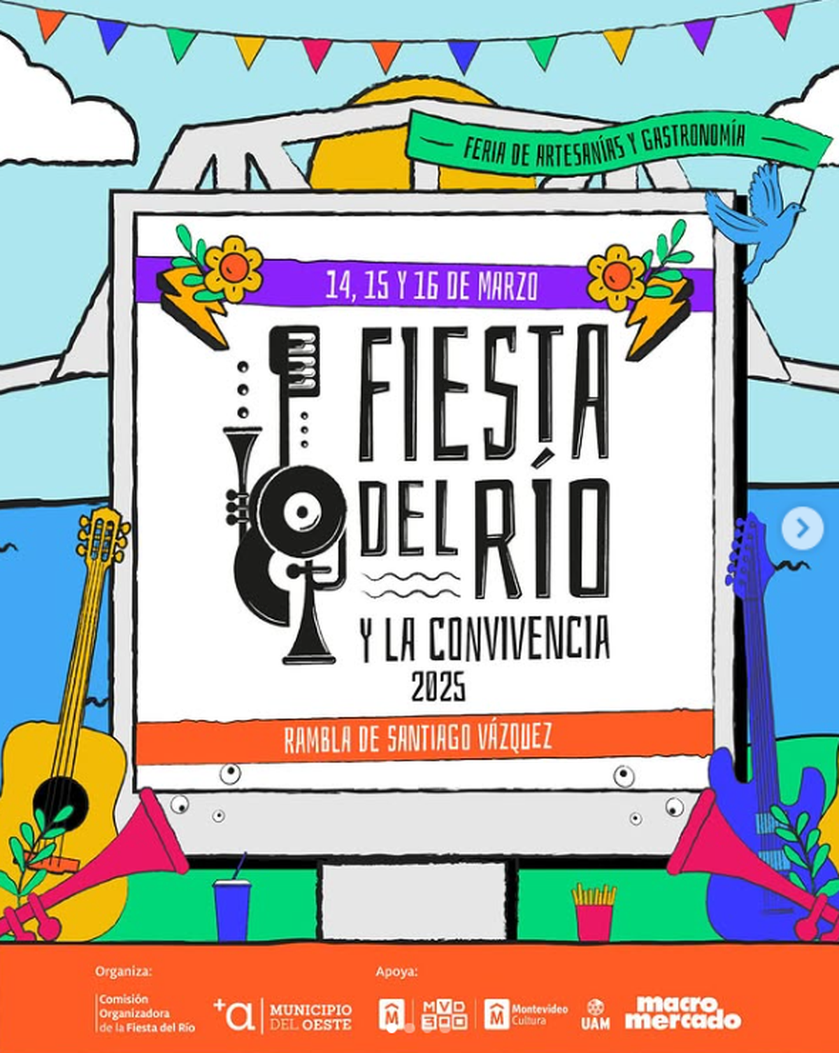 Se viene la 35ta Fiesta del Río y la Convivencia con destacadas presencias como La Tabaré, La Triple Nelson, Mocchi, entre otros.