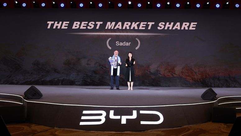BYD marca número 1 en Uruguay en el mes de julio